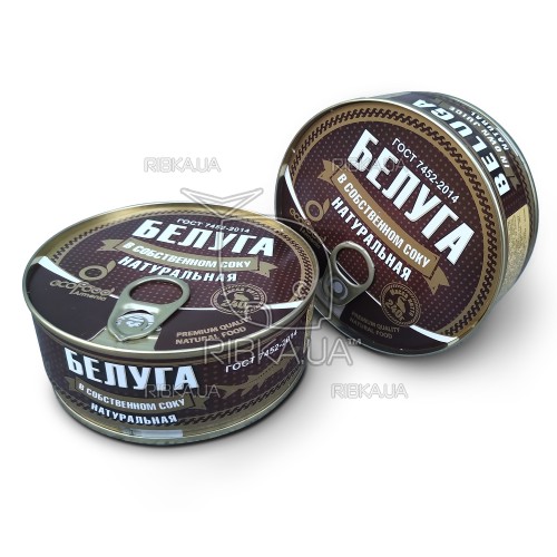Білуга натуральна з/б Екофуд (240 грам) Білуга натуральна з/б Екофуд (240 грам)