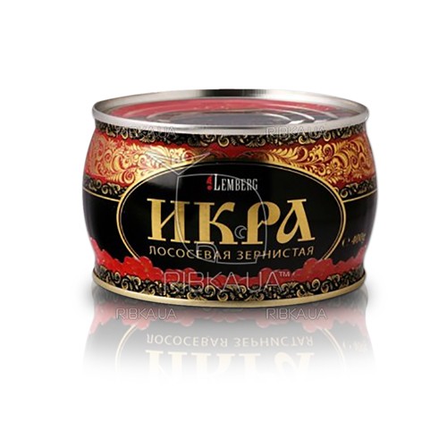 Ікра лососева кижуча з/б Lemberg (400 г)