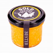 Черная икра стерляди альбиноса GOLD BESTER, 100 г, стекло