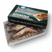 Креветка тигровая с головой с/м 6-8 (1 кг) Polar Seafood