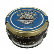 Черная икра зернистая осетра CAVIAR MALOSSOL, 50 г, стекло