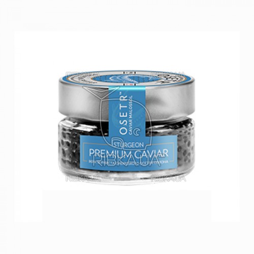 Чорна ікра сибірського осетра NOBLE CAVIAR, 65 г, скло Чорна ікра сибірського осетра NOBLE CAVIAR, 65 г, скло